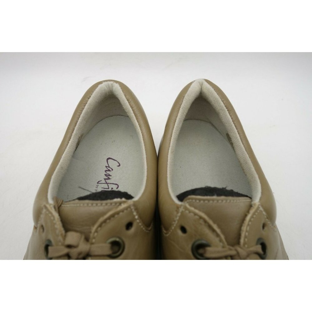 PW Minor Canfield Brown Leather Lace Up Comfort Sneakers Shoes Women's 9.5 M - Picture 9 of 10
